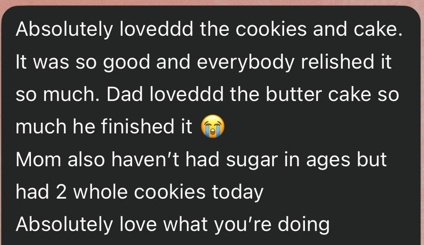 "Literally the best cookies I've ever had in Lucknow!"