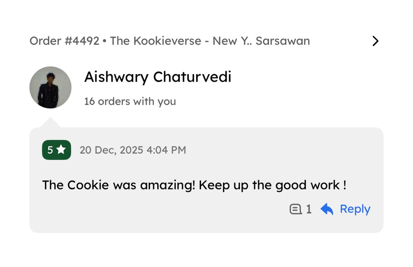 "Better than any bakery I've tried. Highly recommend."